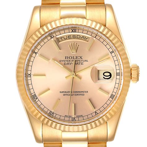 gold mens presidential rolex